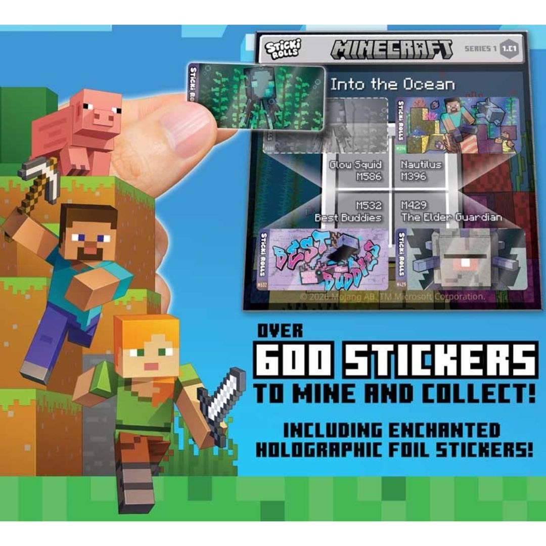 Sticki Rolls Minecraft Wristband Capsule