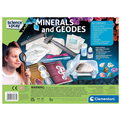 Clementoni Science & Play Lab Minerals and Geodes