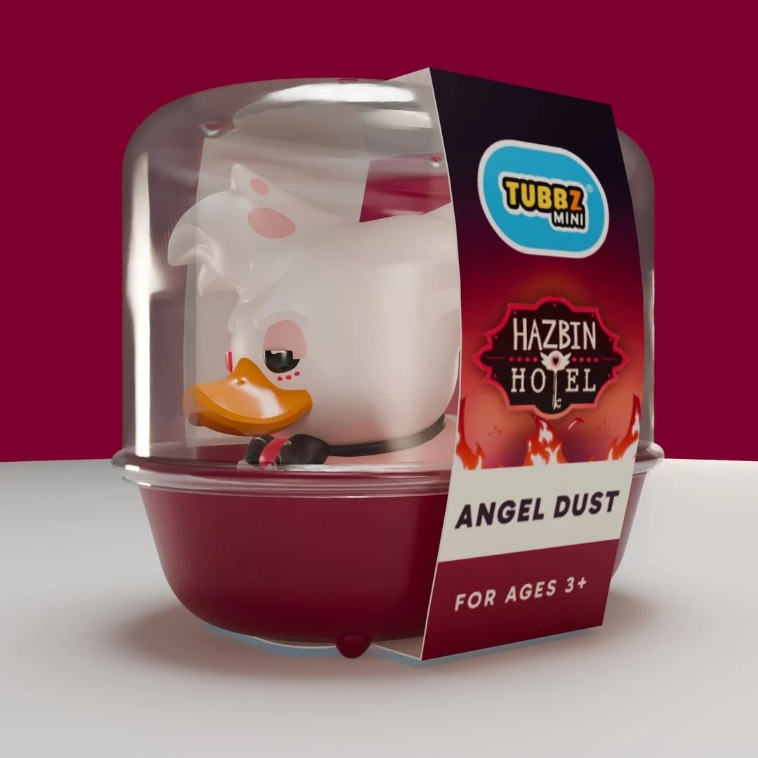 TUBBZ Rubber Duck Mini Hazbin Hotel Angel Dust