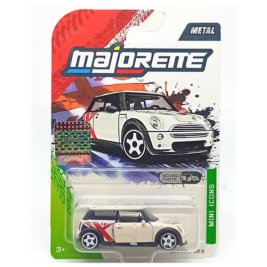 Majorette Mini Icons 1:64 Mini Cooper S White