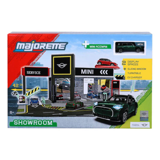 Majorette Mini Cooper Showroom Playset