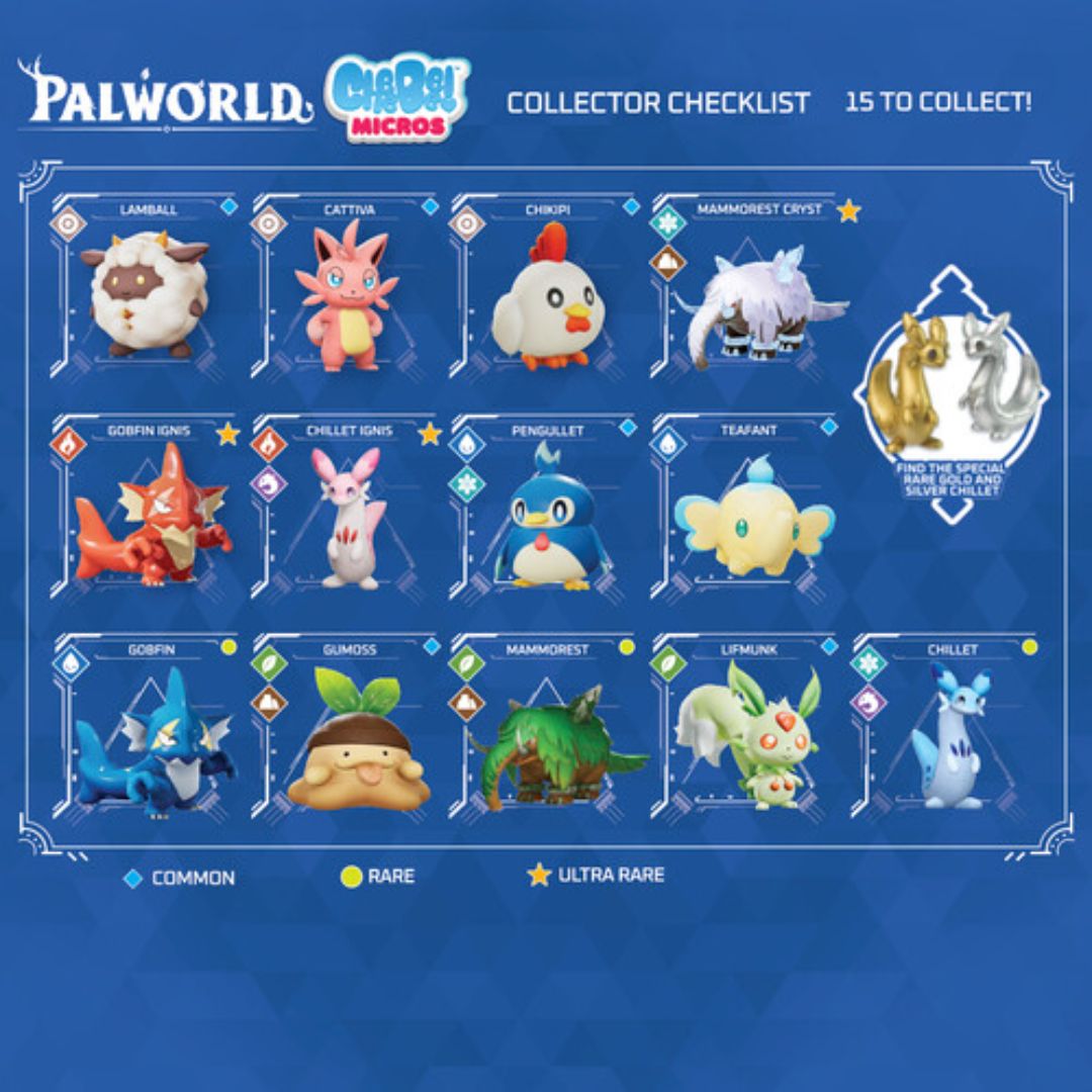 Palworld CheeBee Micros Mystery Pal Egg Figure