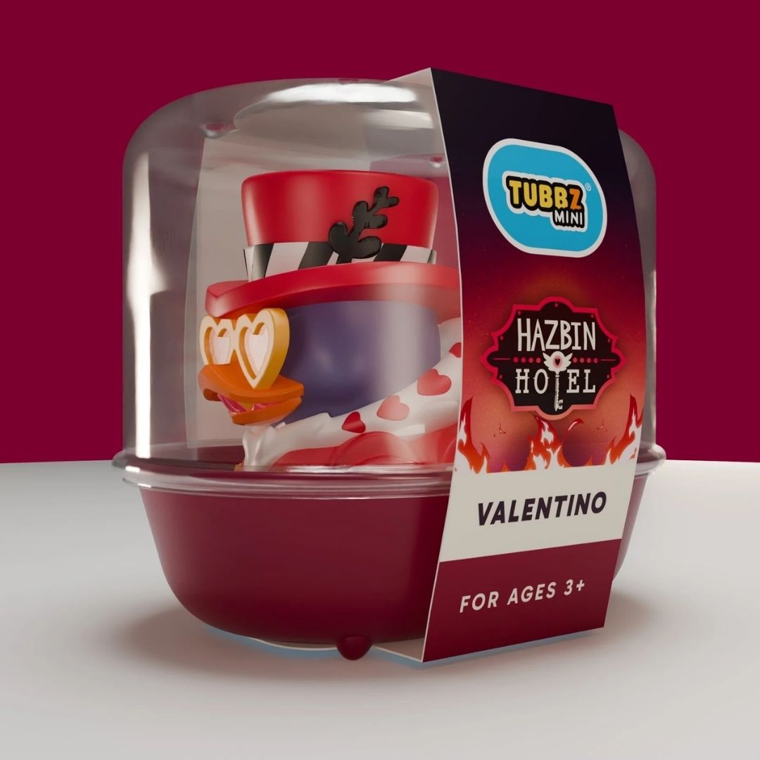 TUBBZ Rubber Duck Mini Hazbin Hotel Valentino