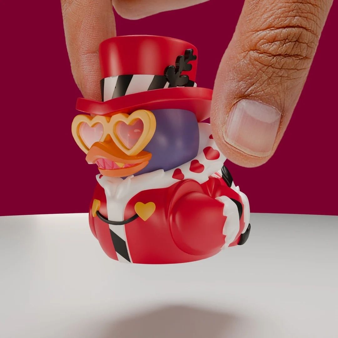 TUBBZ Rubber Duck Mini Hazbin Hotel Valentino