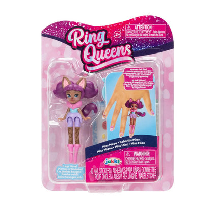 Ring Queens Wearable Mini Doll Ring Miss Meow