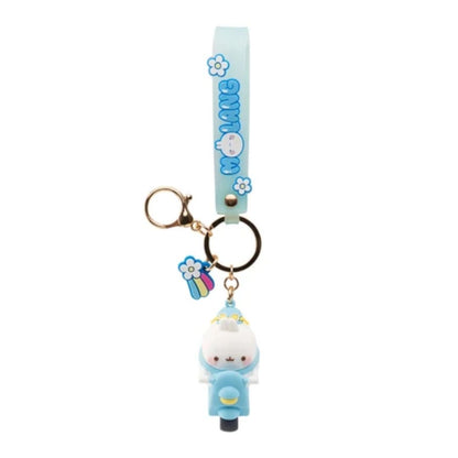 Molang Scooter Keychain Blue