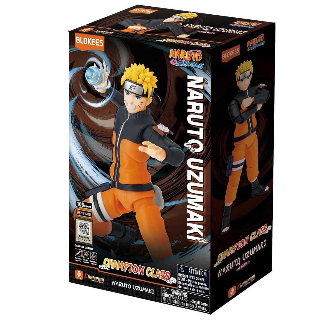 Blokees Naruto Champion Class Naruto Uzumaki Model Kit