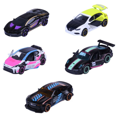 Majorette 5 Pack Die-Cast Neon Racers Edition