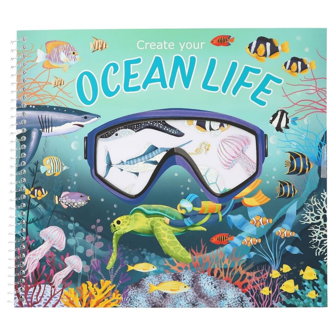 Create Your Ocean Life Sticker Book