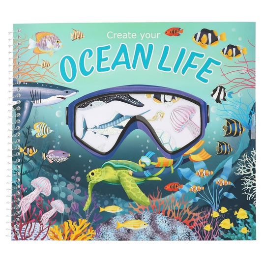 Create Your Ocean Life Sticker Book