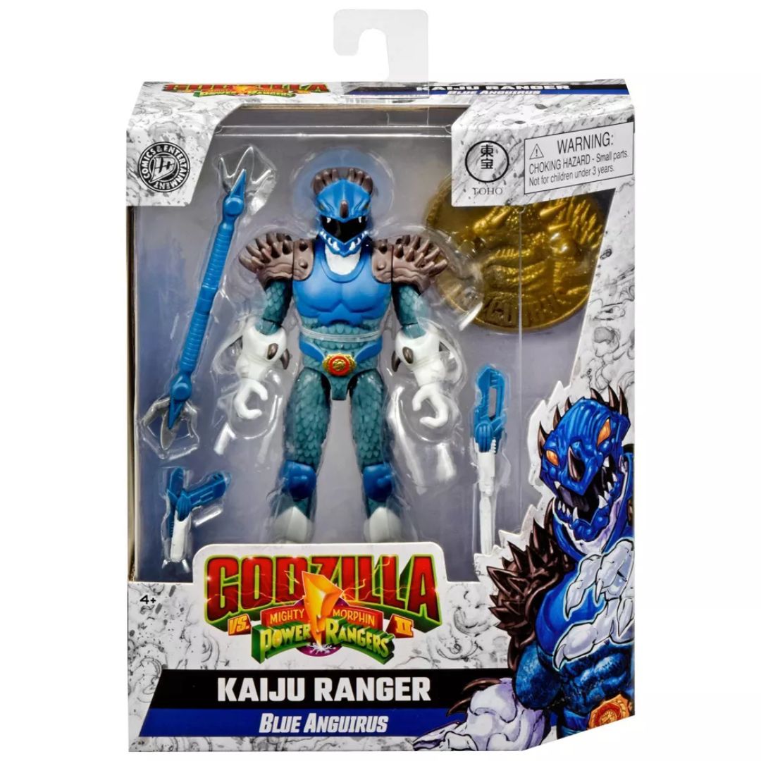 Godzilla vs Mighty Morphin Power Rangers Kaiju Ranger Blue Anguirus