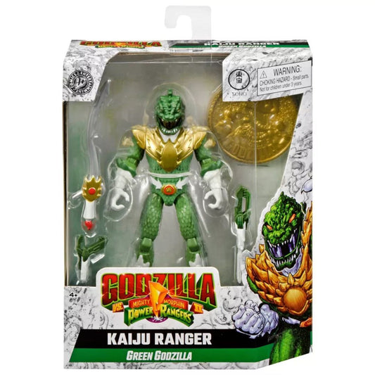 Godzilla vs Mighty Morphin Power Rangers Kaiju Ranger Green Godzilla