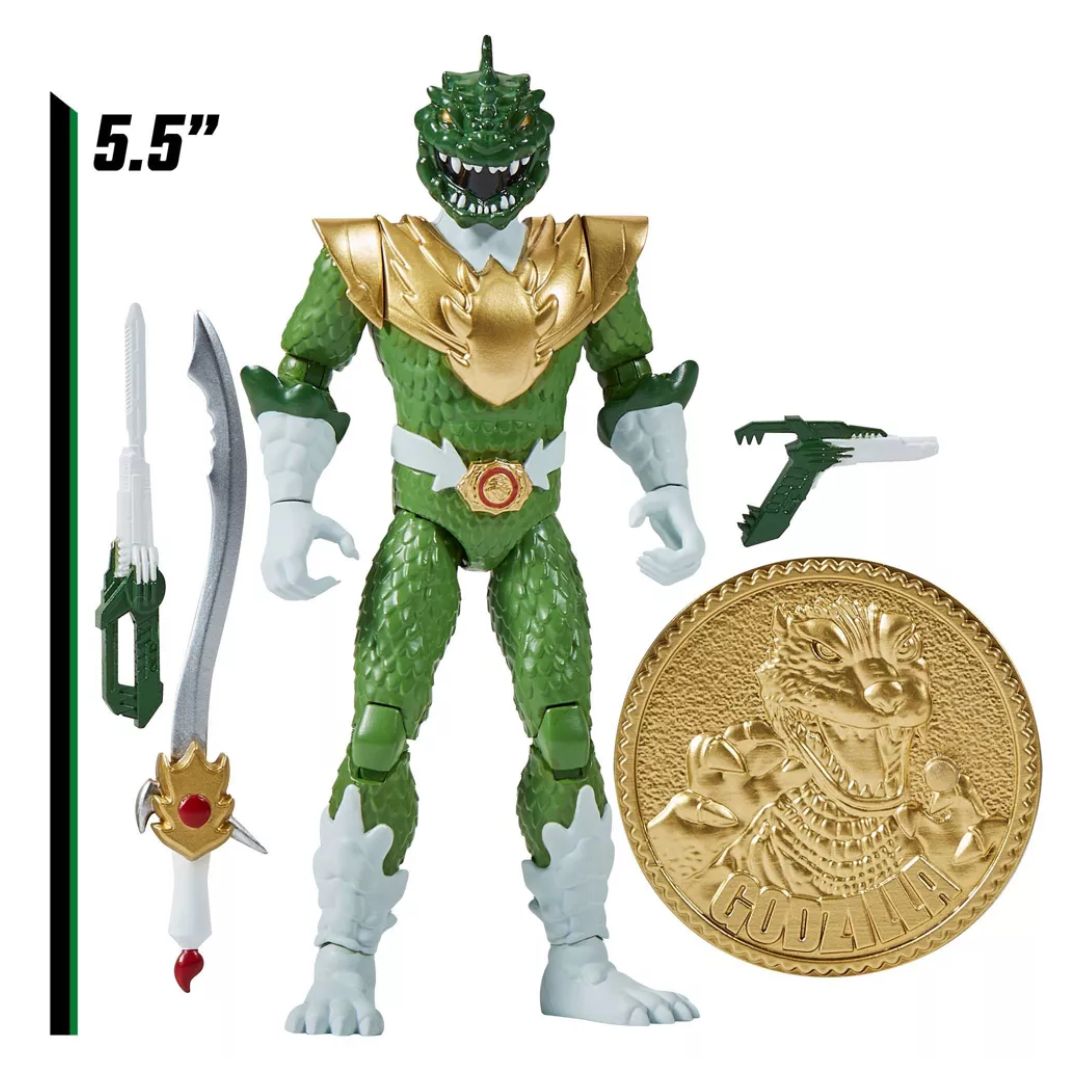 Godzilla vs Mighty Morphin Power Rangers Kaiju Ranger Green Godzilla