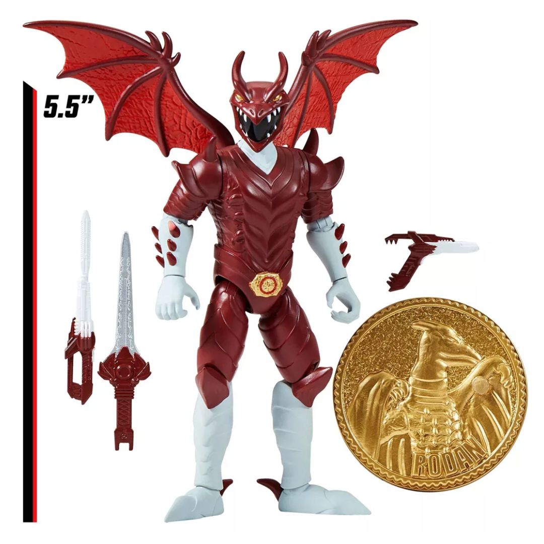 Godzilla vs Mighty Morphin Power Rangers Kaiju Ranger Red Rodan