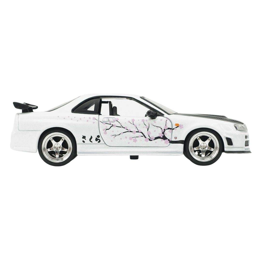 Pink Slips 1:32 Die Cast 2002 Nissan Skyline GT-R (R34)