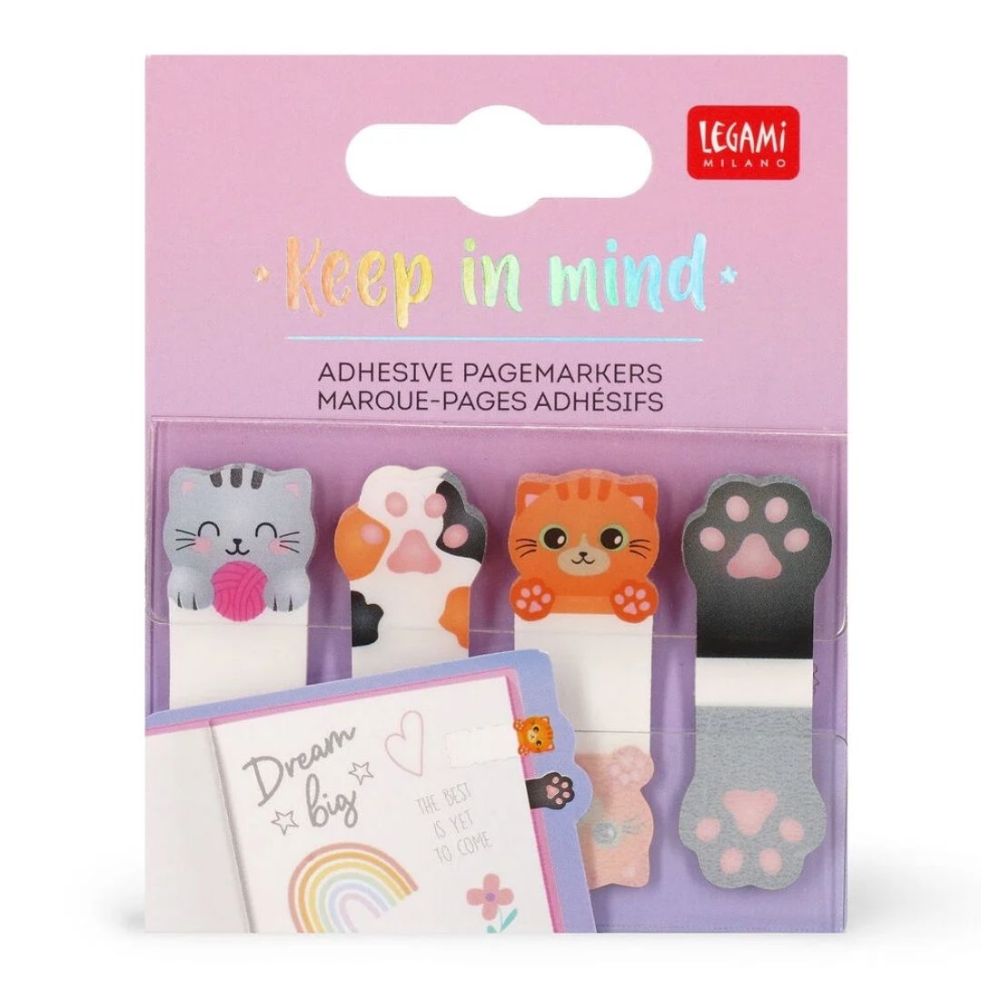 Legami Adhesive Pagemarkers Keep In Mind Kitty
