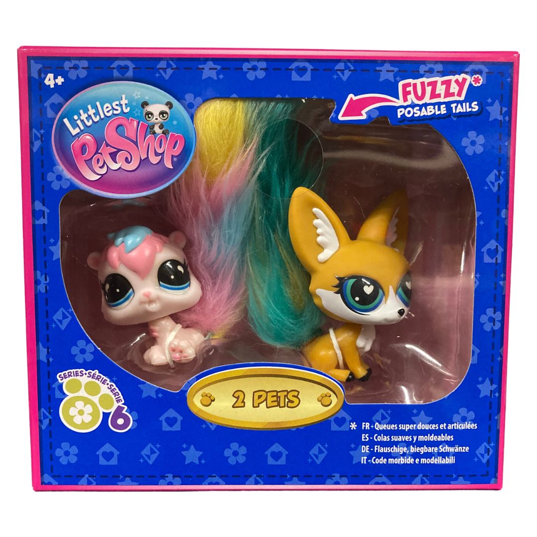 Littlest Pet Shop Series 6 Pet Pairs Squirrel & Fox