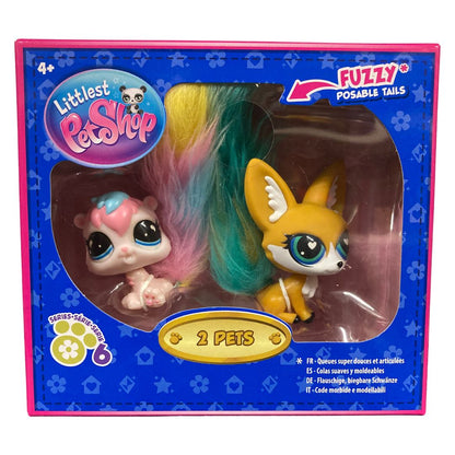 Littlest Pet Shop Series 6 Pet Pairs Squirrel & Fox