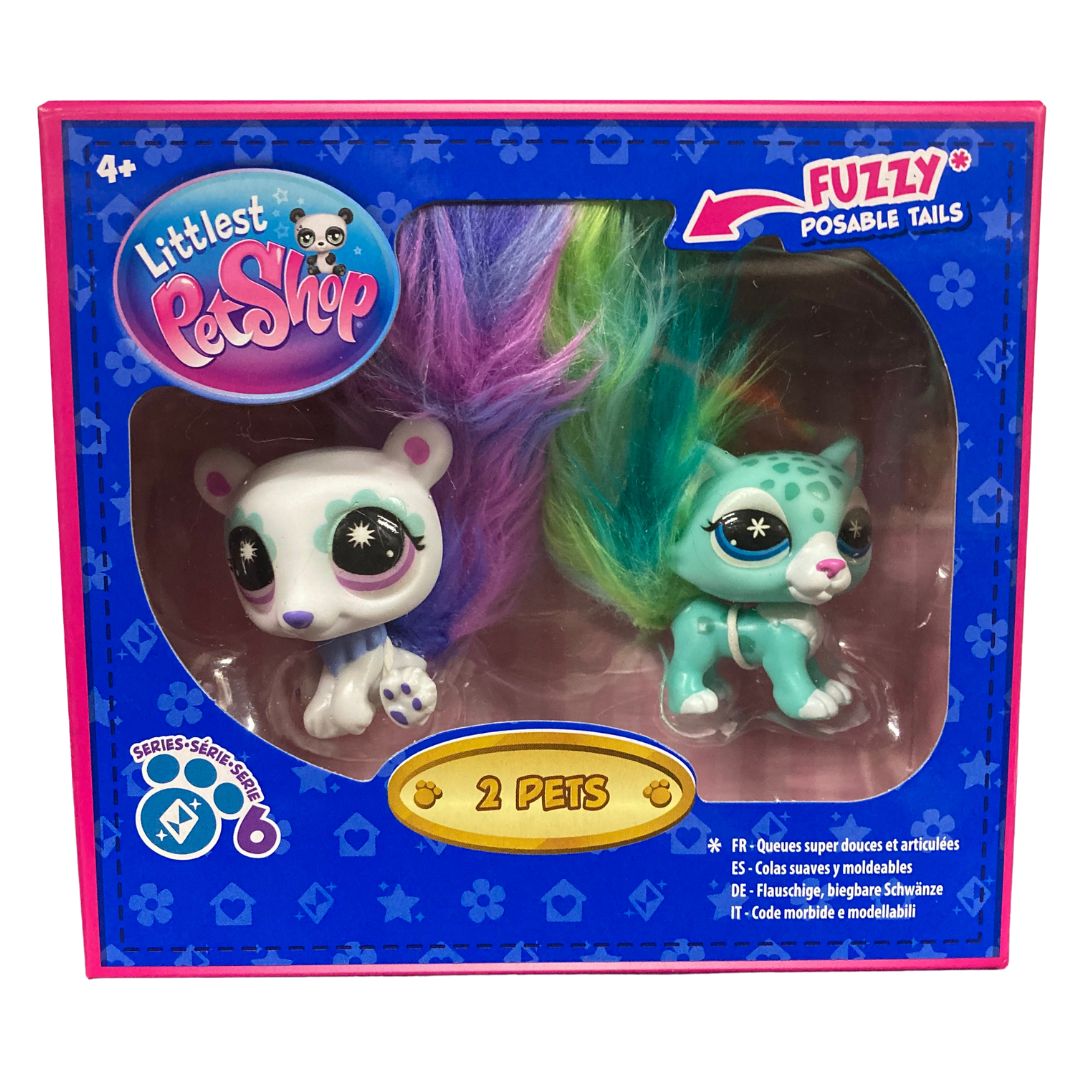Littlest Pet Shop Series 6 Pet Pairs Polar Bear & Snow Leopard