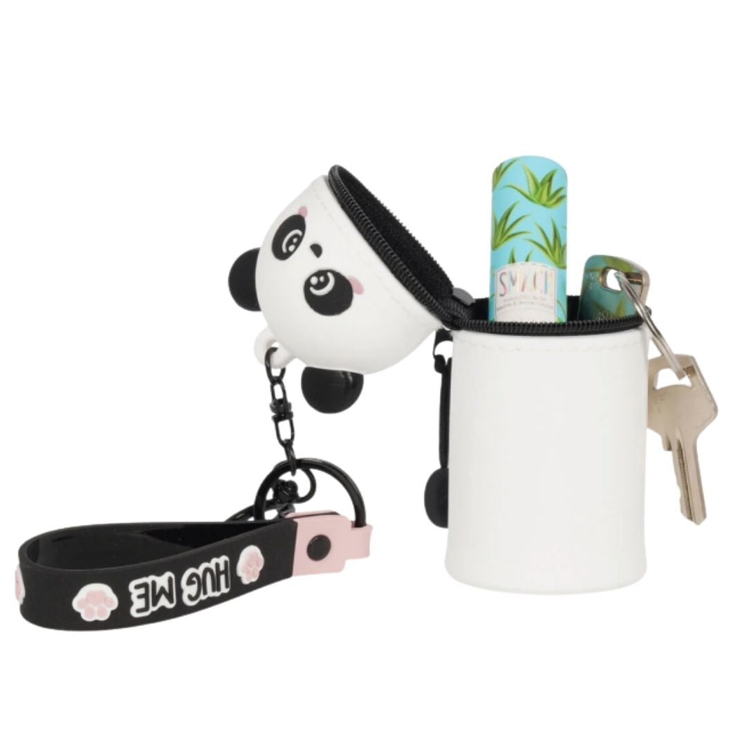 Legami Panda Coin Purse with Key Ring