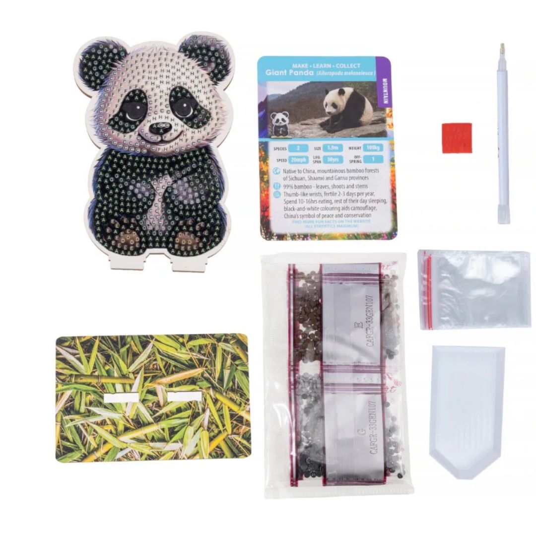 Crystal Art Wildlife Buddies Mountain Series 7 - Panda