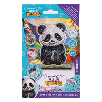 Crystal Art Wildlife Buddies Mountain Series 7 - Panda