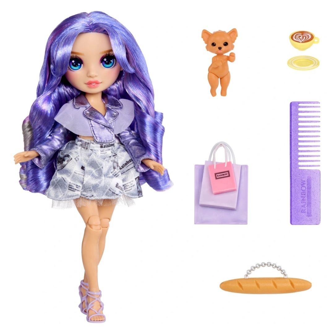 Rainbow High Pretty In Paris Violet Willow