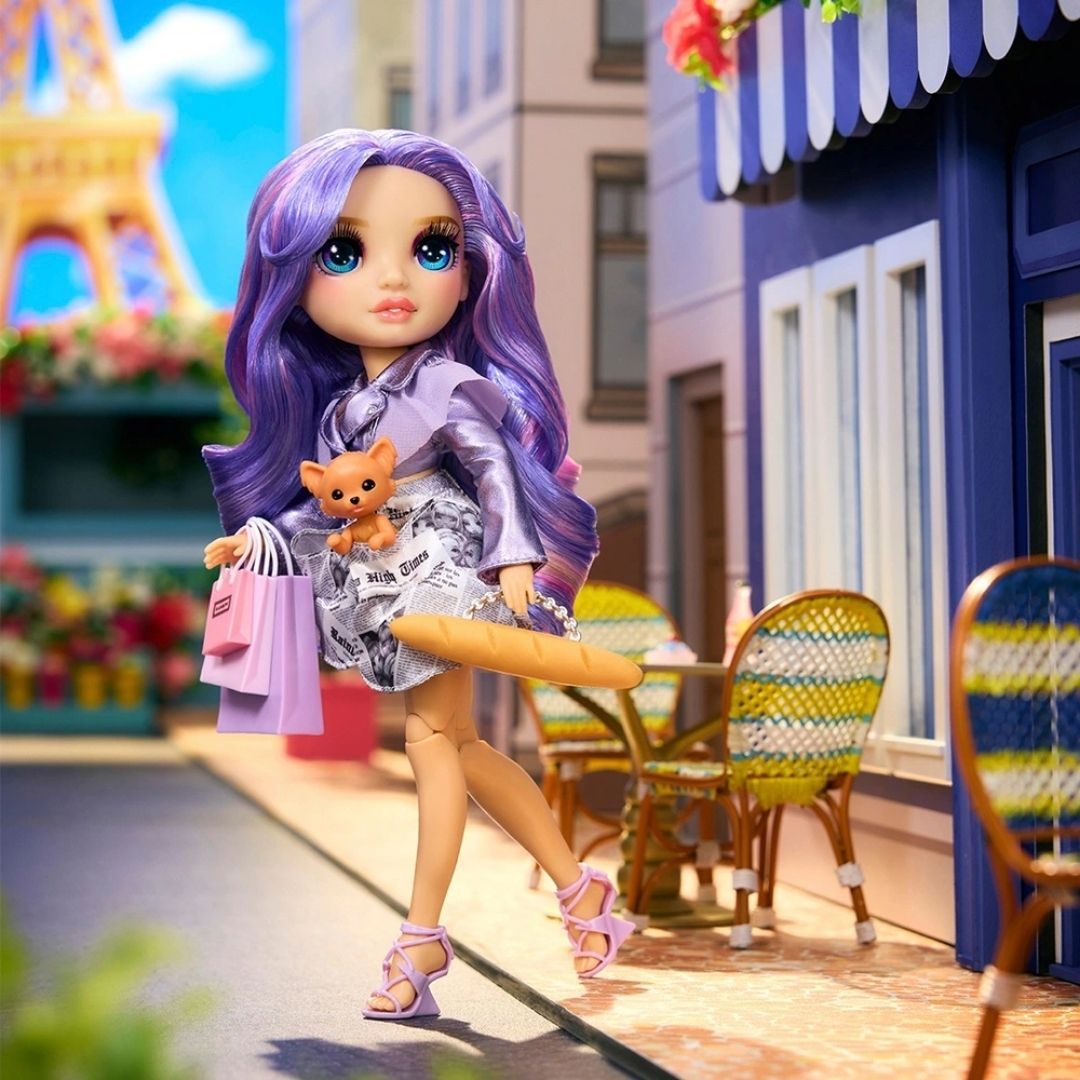 Rainbow High Pretty In Paris Violet Willow