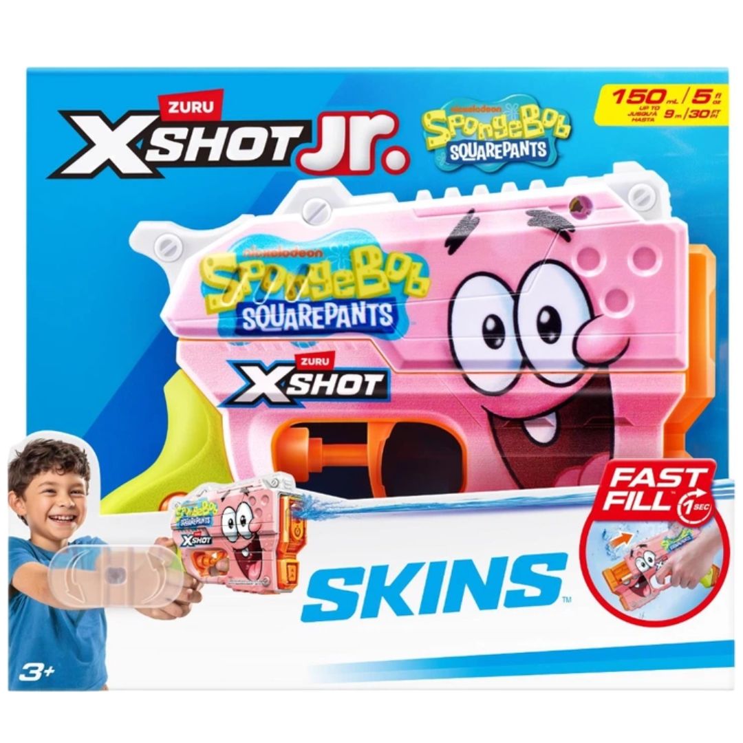 X Shot Jr. Skins Spongebob Squarepants Patrick Star