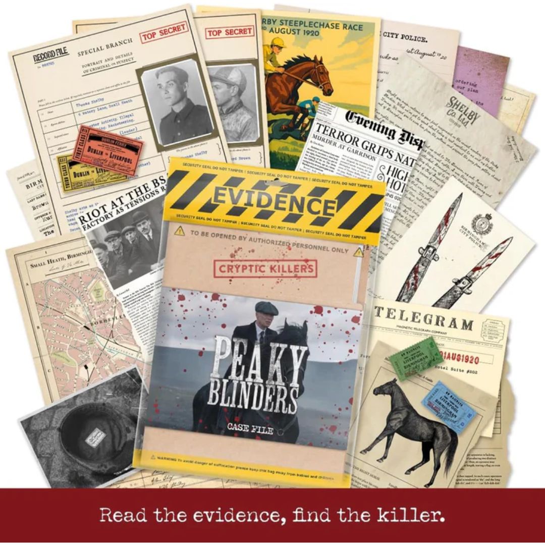 Cryptic Killers Peaky Blinders Unsolved Murder Mystery Game