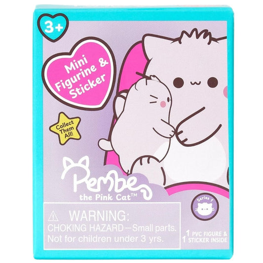 Pembe the Pink Cat 3" Mini Figures with Sticker Blind Box
