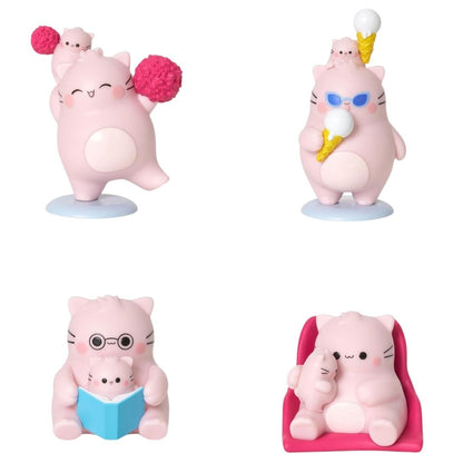 Pembe the Pink Cat 3" Mini Figures with Sticker Blind Box
