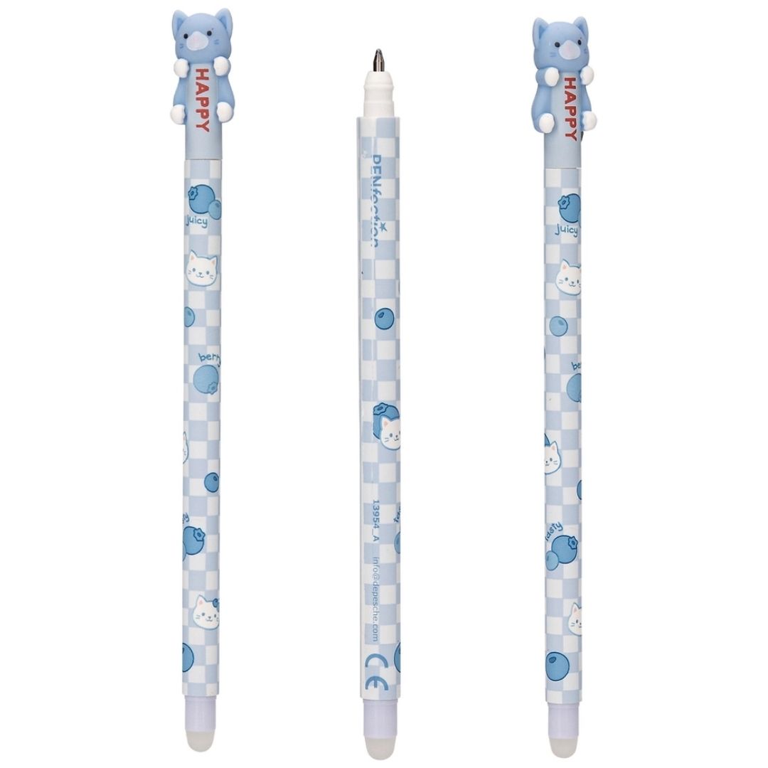 Lolli Riot Erasable Gel Pen Huggy Colours Happy