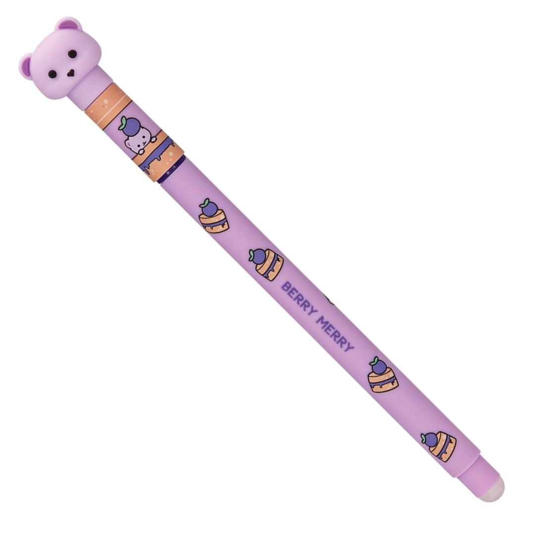 Lolli Riot Erasable Gel Pen Colour Buddies Bear