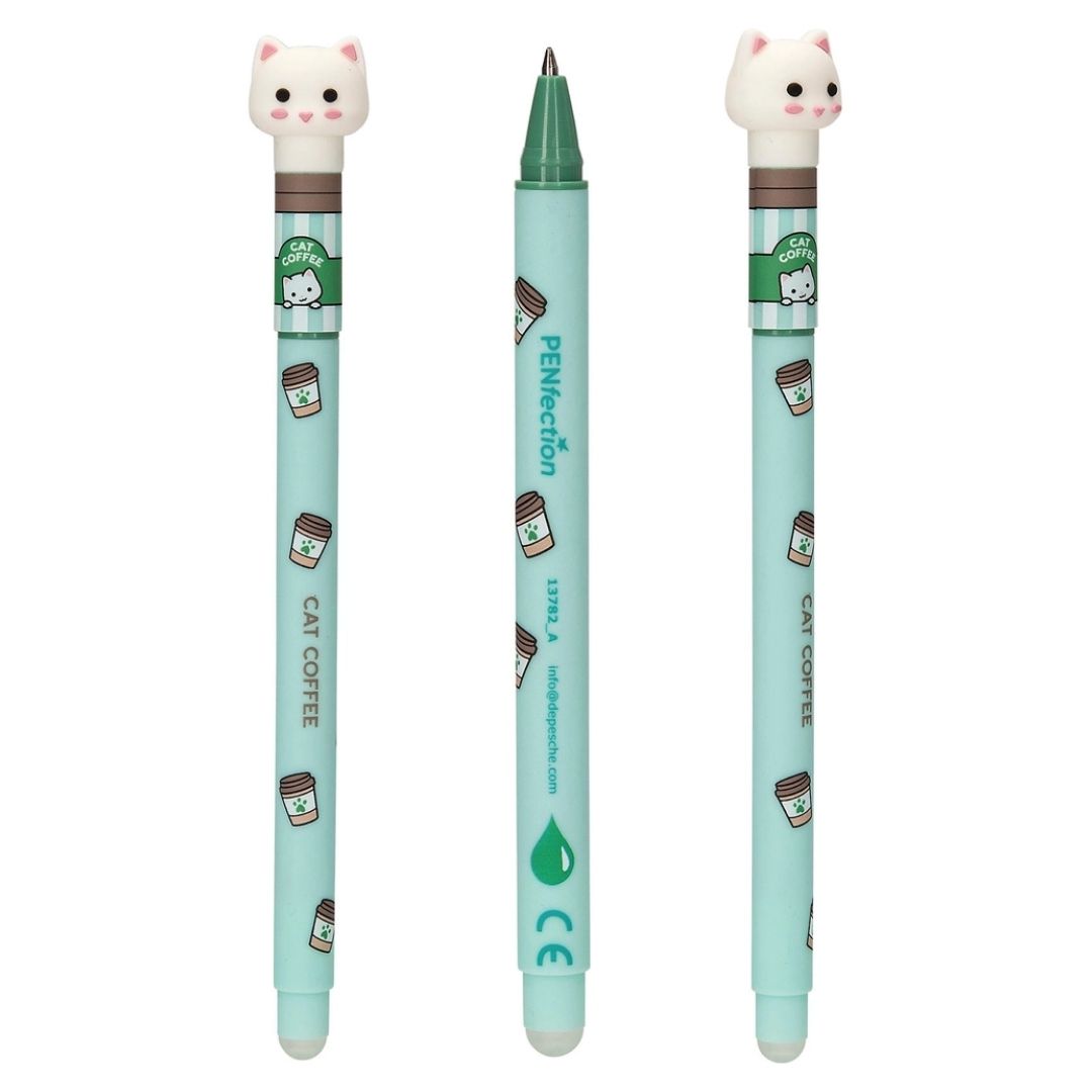 Lolli Riot Erasable Gel Pen Colour Buddies Cat