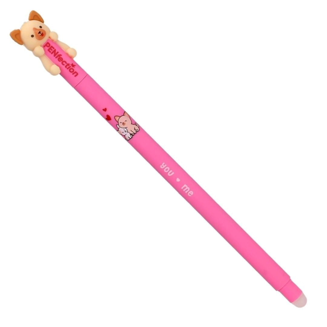 Lolli Riot Erasable Gel Pen Huggy Brown Dog