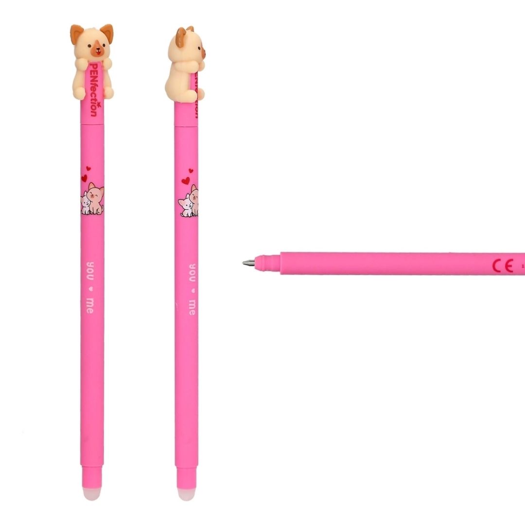 Lolli Riot Erasable Gel Pen Huggy Brown Dog