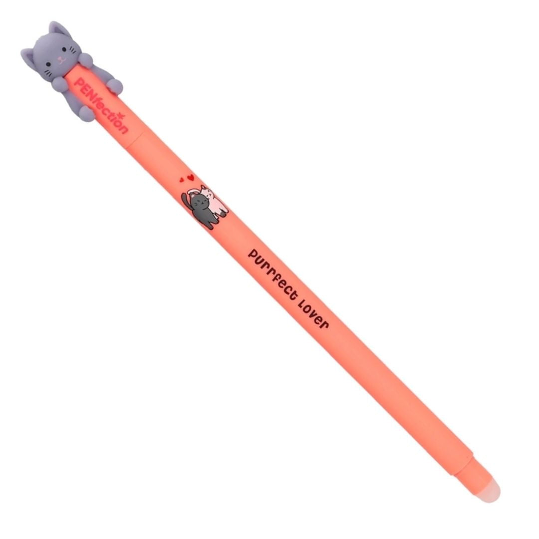 Lolli Riot Erasable Gel Pen Huggy Grey Cat
