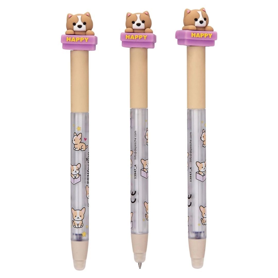 Lolli Riot Erasable Gel Pen Spinner Dog