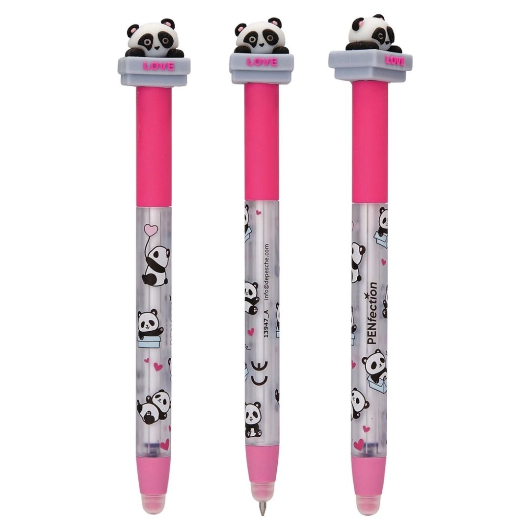Lolli Riot Erasable Gel Pen Spinner Panda