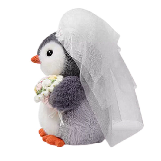McHugs Glacier Penguin Bride 18cm Plush