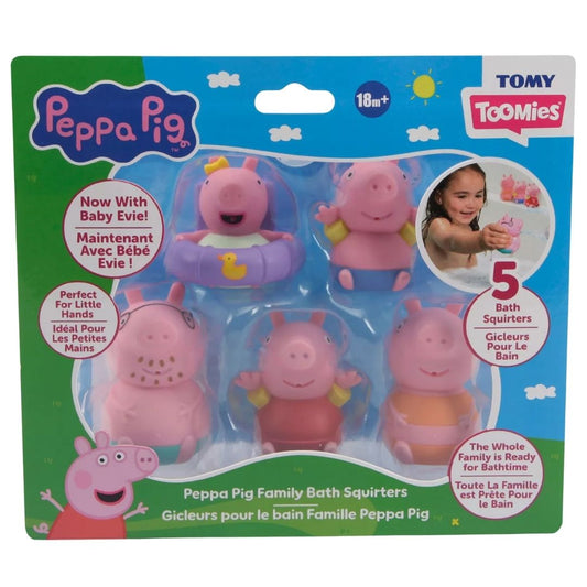 Tomy Toomies Peppa Pig Family Bath Squirters