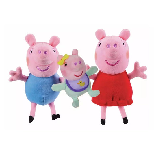 Peppa Pig Peppa, George & Evie Plush