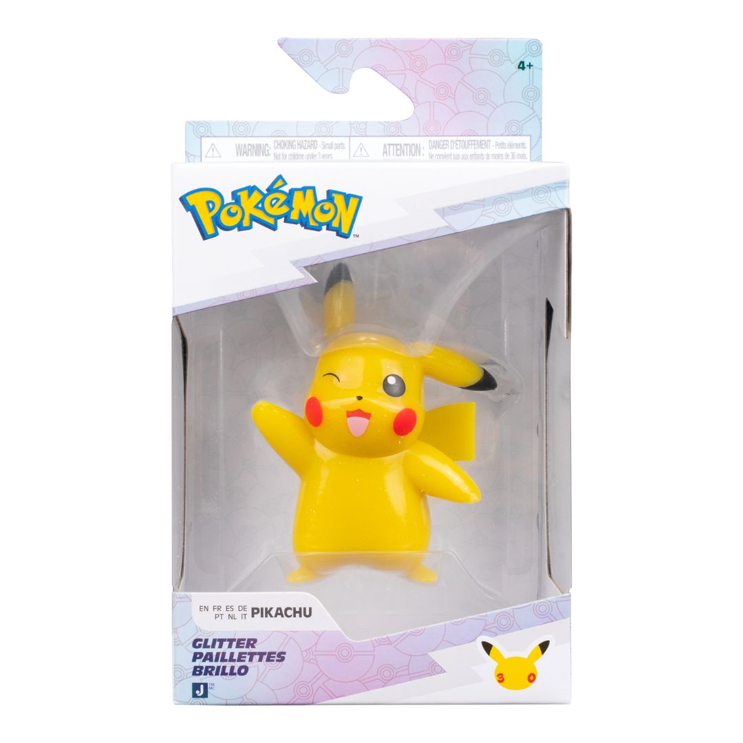 Pokemon 30th Anniversary Glitter Figure Pikachu