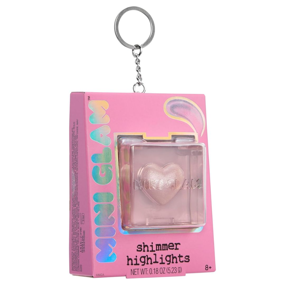 Mini Glam Cosmetics Shimmer Highlights Pink (Heart Eyes)