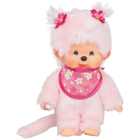 Monchhichi Plush Doll Pink Girl