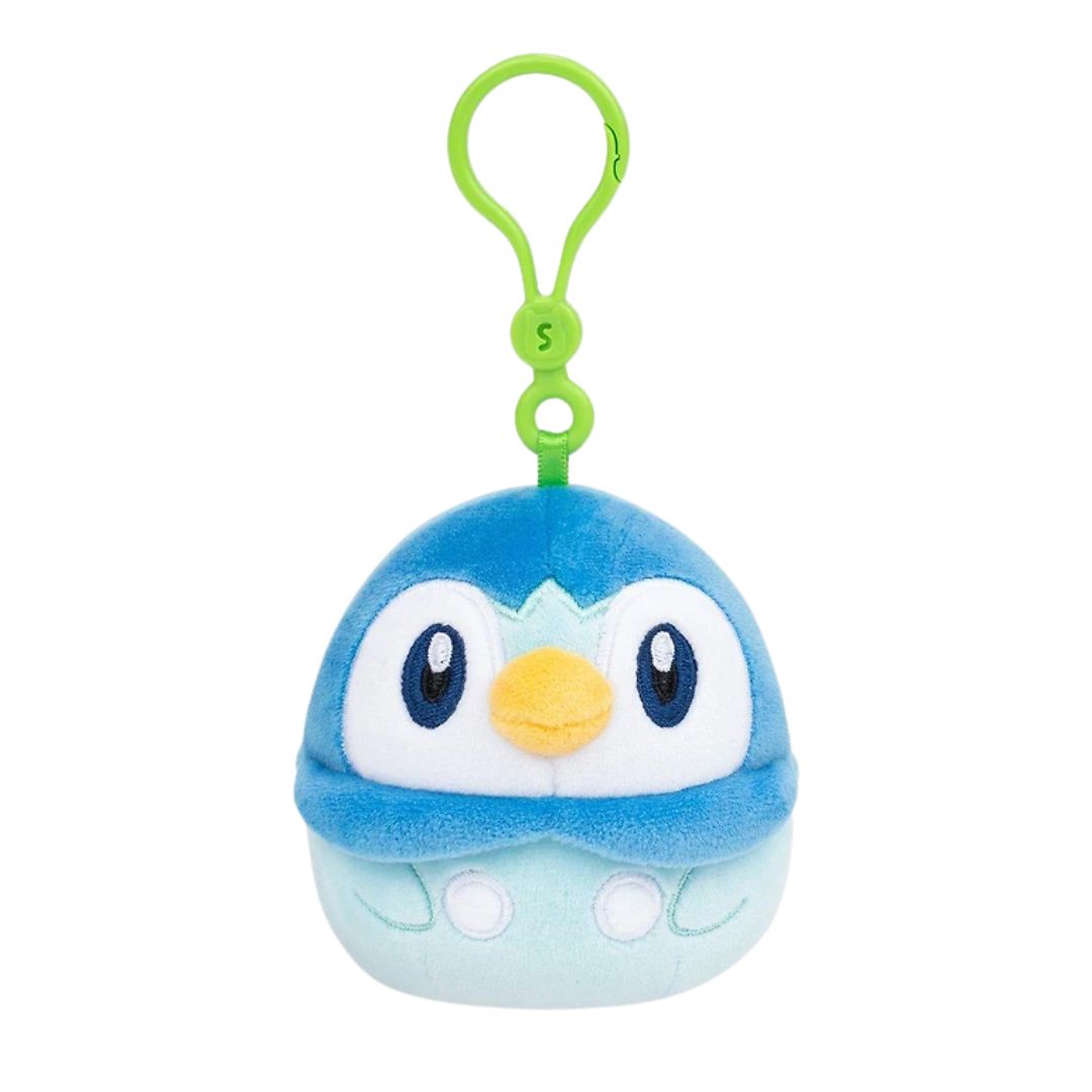 Squishmallows Pokemon Clip-on Plush - Piplup