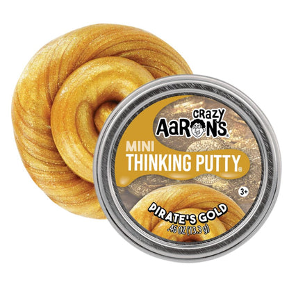Crazy Aaron's Thinking Putty Pirate's Gold Mini Tin