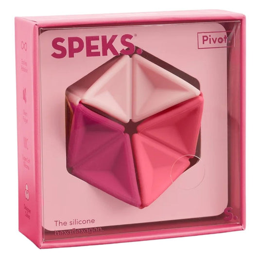 Speks. Pivot Silicone Flexagon - Magenta