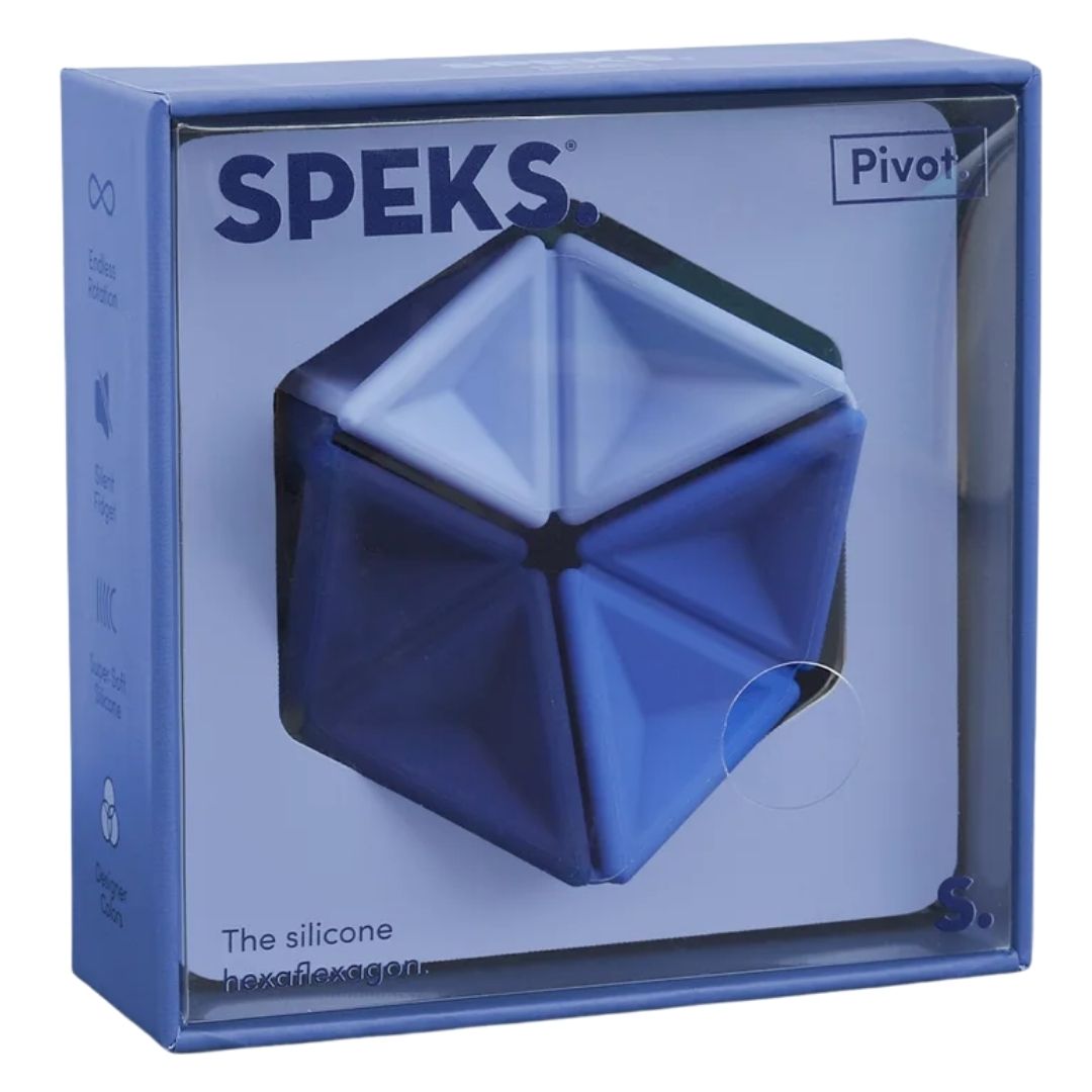 Speks. Pivot Silicone Flexagon - Navy